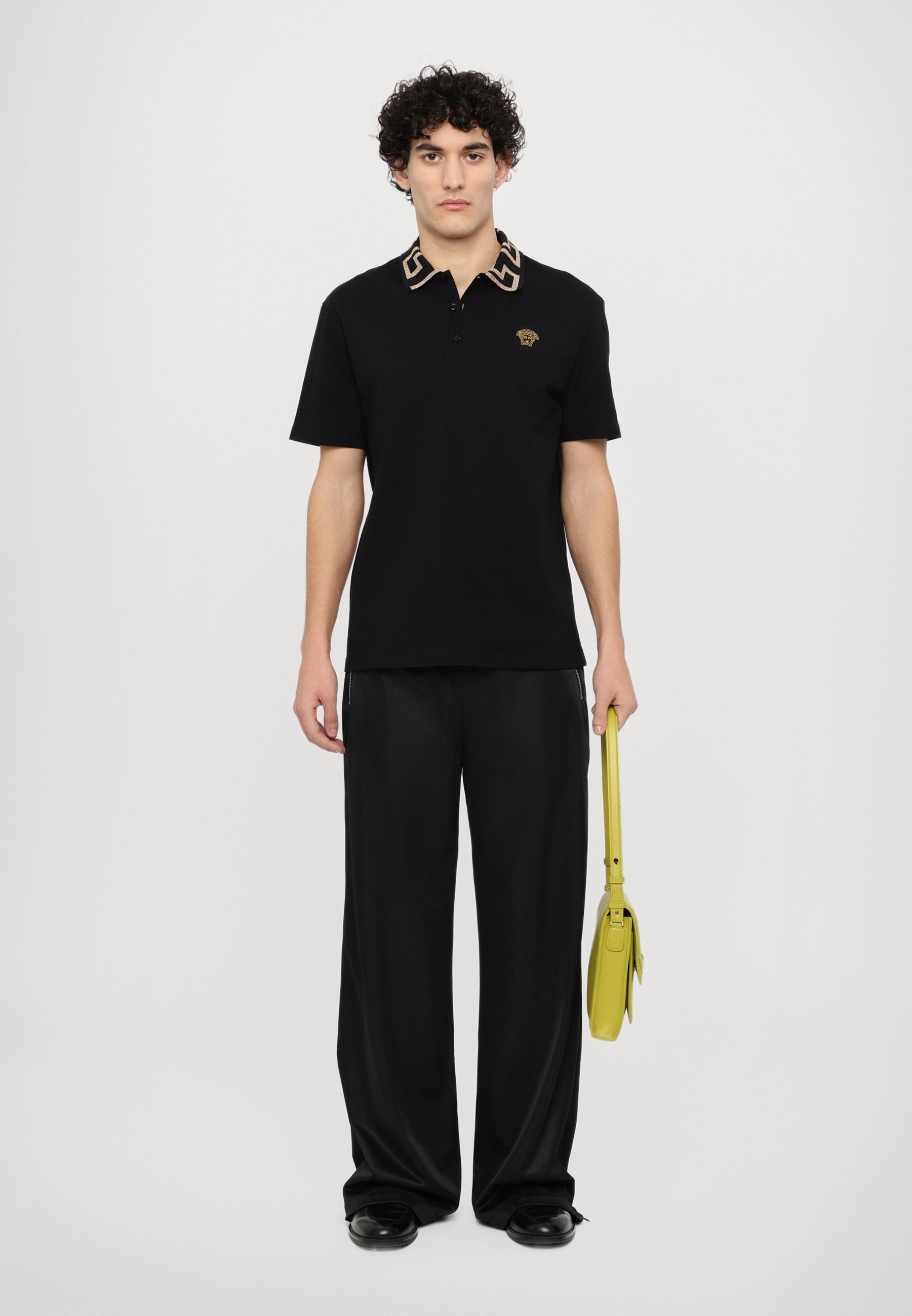 Versace - Koszulka polo/czarny - Zalando.pl