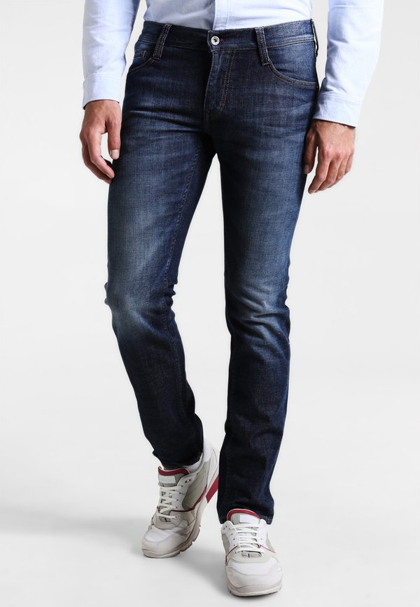 OREGON - Jeans Slim Fit - dark rinse used