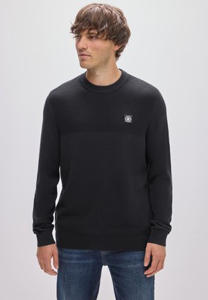 Strickpullover - schwarz