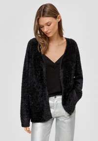 s.Oliver OPEN  MET EFFECT - Vest - schwarz