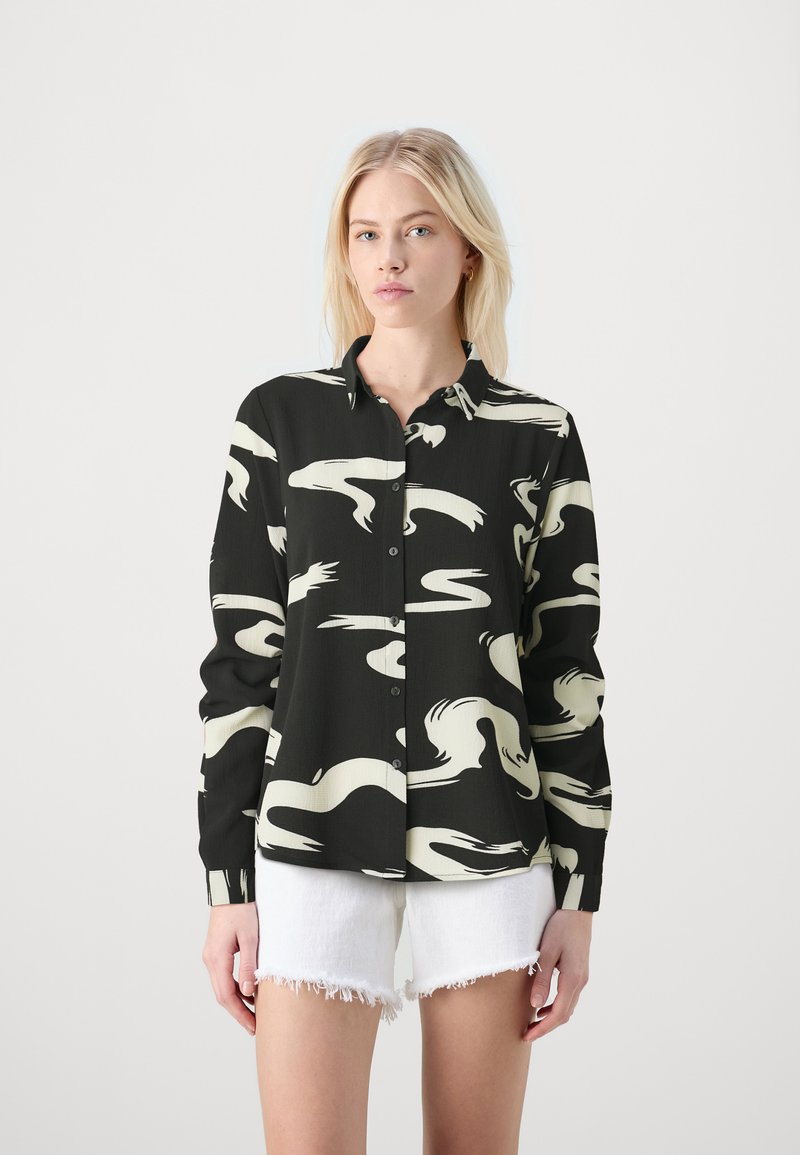 ONLY ONLNOVA LIFE LUX ROWE - Camicia - black
