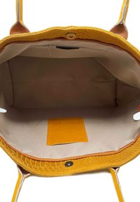 CHICCA BORSE Shopping bag - pitonato senape