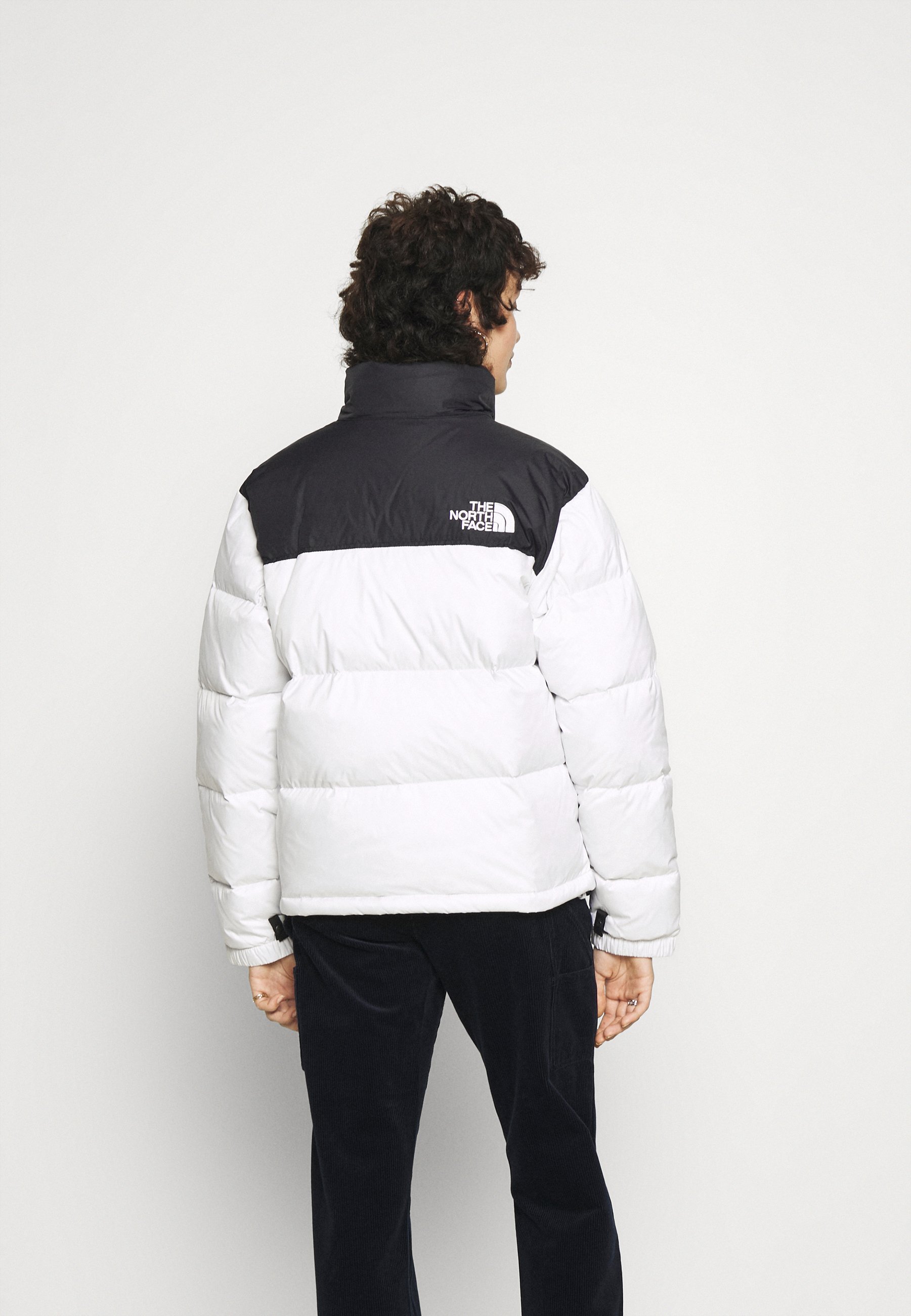 north face white nuptse jacket