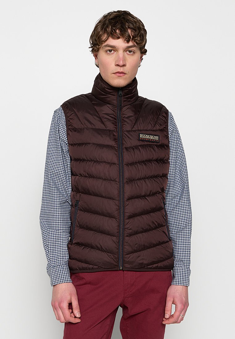 Napapijri Bodywarmer donkerbruin Napapijri Bodywarmer donkerbruin