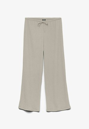 Vero Moda, Wide-leg VMLINA Mid waist - Pantalon classique - silver lining