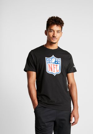 NFL SHIELD BACK TO BLACK TEE - Print T-shirt - black