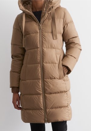 Abrigo de plumas - brown