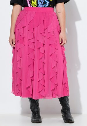 Gonna a campana - hibiscus pink