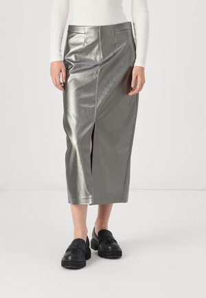 VMCAMILLA MIDI SKIRT - Blyantskjørt - gunmetal