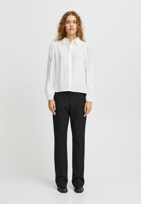 IHRHINES - Button-down blouse - cloud dancer2