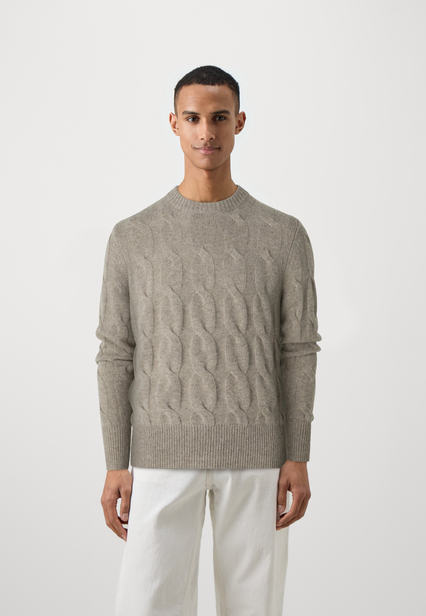 FTC Cashmere Strickpullover hazelwood/stein