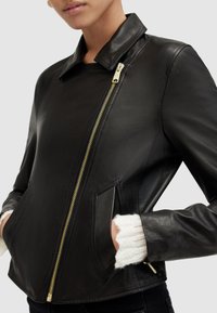 AllSaints VELA BIKER - Giacca di pelle - black