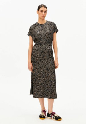 LEO BAT WING - Freizeitkleid - dark steel/black