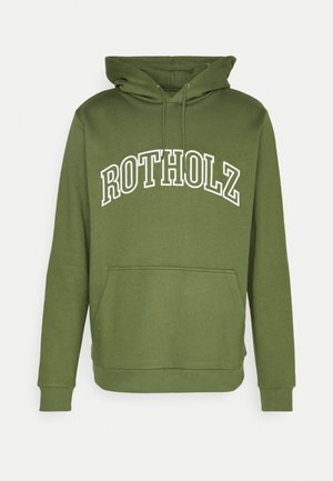 Rotholz VARSITY UNISEX - Φούτερ με κουκούλα - green