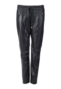 Leren broek - black