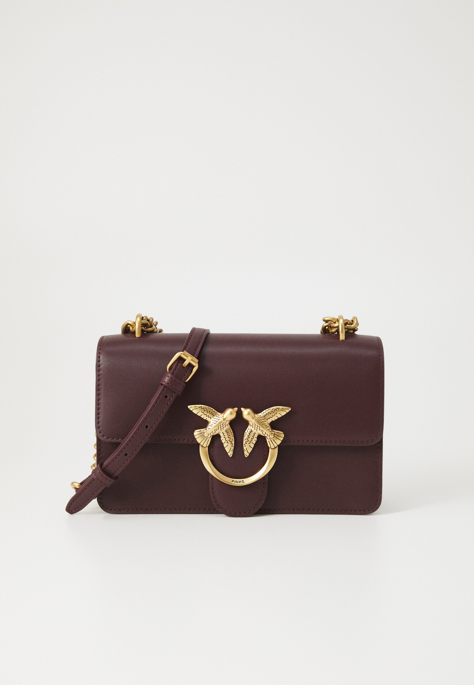 PINKO Pinko LOVE ONE MINI - Cross body bag - catawba grape/antique