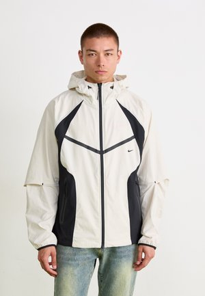 TECH JACKET - Vodoodporna jakna - light bone/black