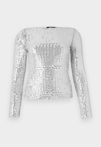 BOAT NECK  - Μπλούζα με μακριά μανίκια - silver