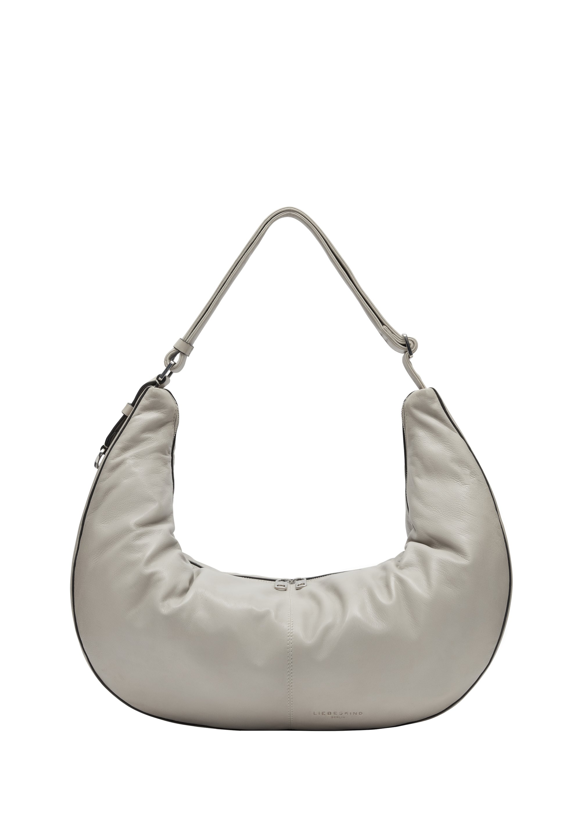 Borsa LIEBESKIND BERLIN Hobo M Donna, Modello MELLI HEAVY PEBBLE Coconut, Taglia Unica, Dimensioni 36x23x12 Cm