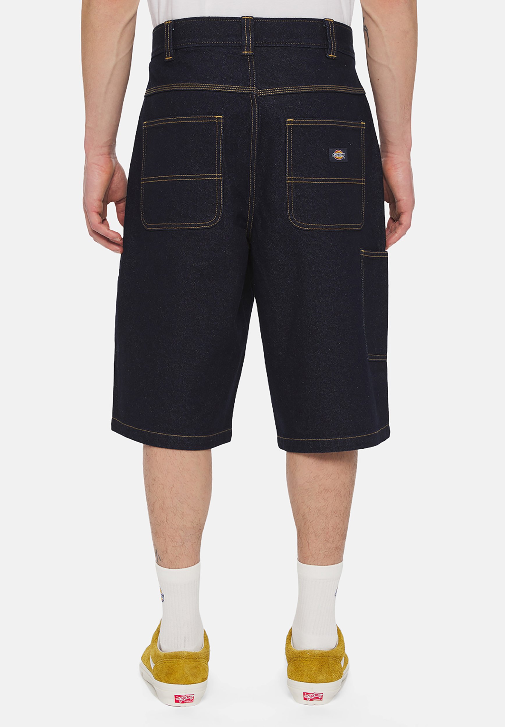 【DISCERNMENT】Crimson Dekki Bermuda Denim Lune Denim Bermuda Shorts | Apricot Clothing