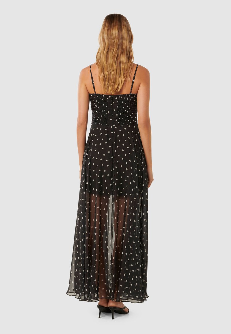 Forever New SHEER SKIRT MAXI DRESS - Maxi dress - black edmond/black -  Zalando.ie