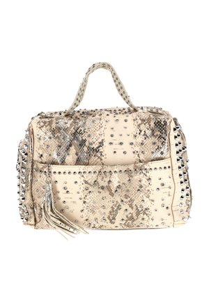 SATCHEL - Geantă de mână - beige snake