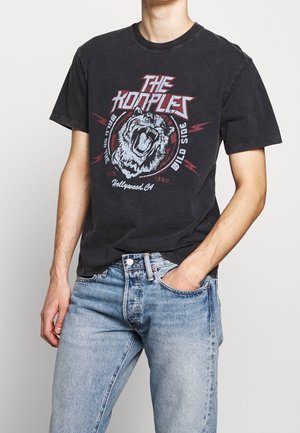 T-Shirt print - mottled black