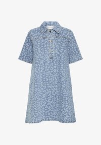 Sélectionné, blue leopard print