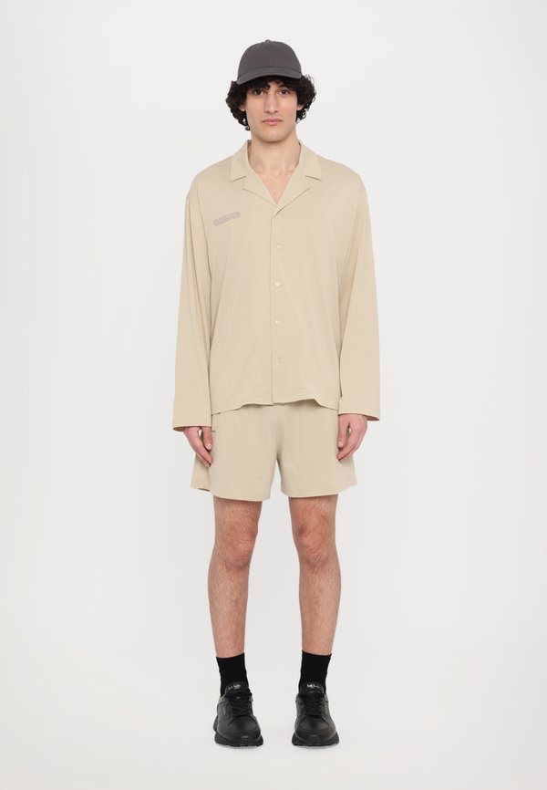 LIGHTWEIGHT SHORT SET - Pyjama top - maitake beige2