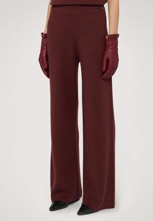 PALAZZO IN MISTO  - Pantalon classique - brown bologna
