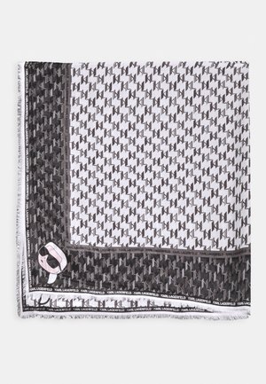 KARL LAGERFELD IKON SQUARE SCARF - Fulardi - black