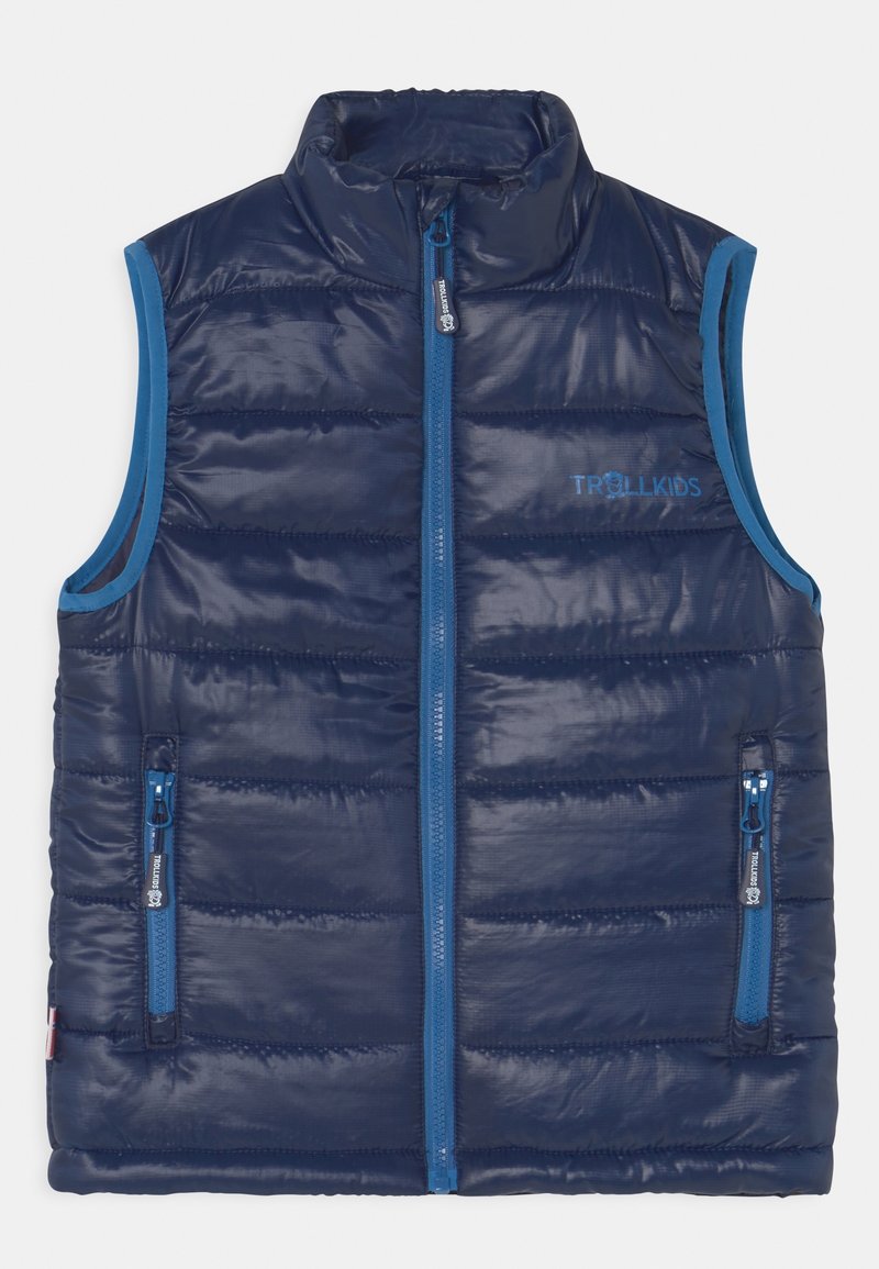TROLLKIDS KIDS TRONDHEIM UNISEX - Waistcoat - navy/medium blue