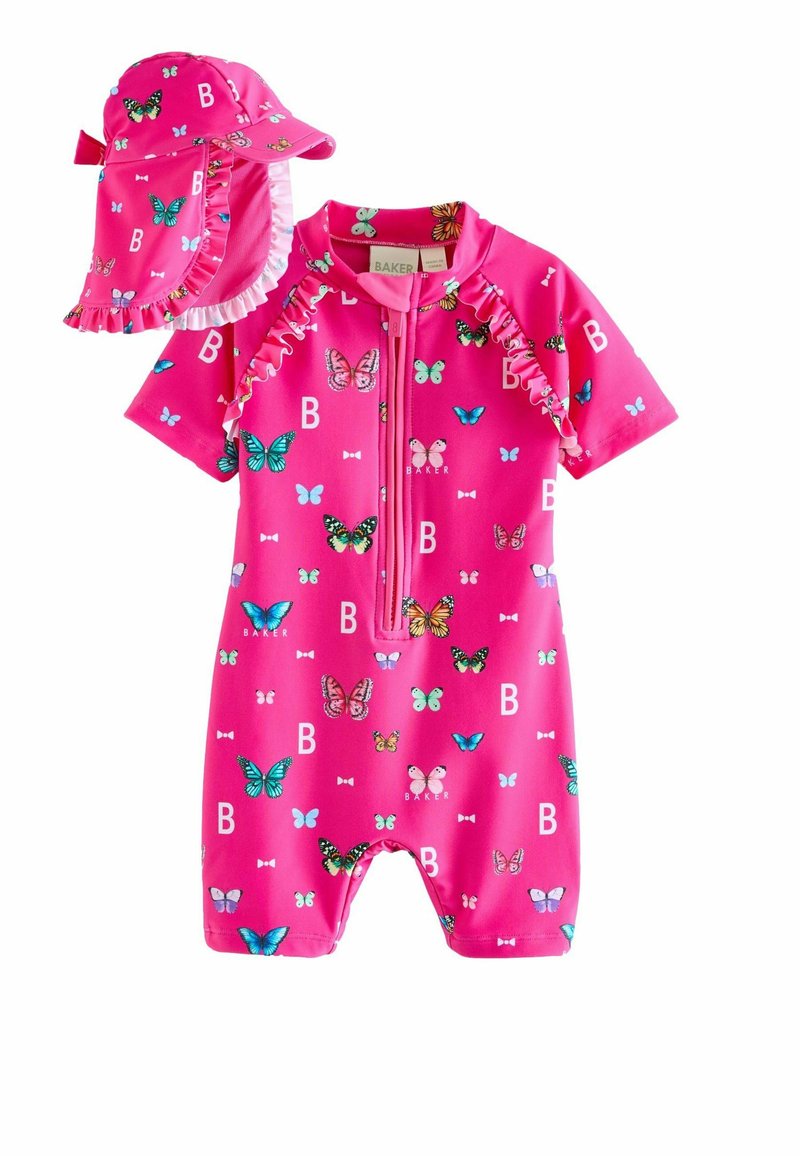 Baker by Ted Baker SET  - REGULAR FIT - Badedragt - bright pink
