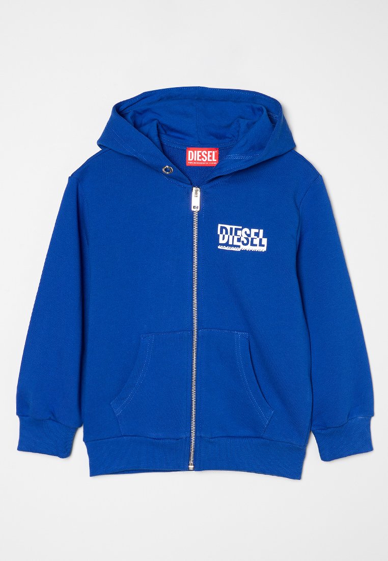 Diesel Sweater met rits blauw Diesel Sweater met rits blauw