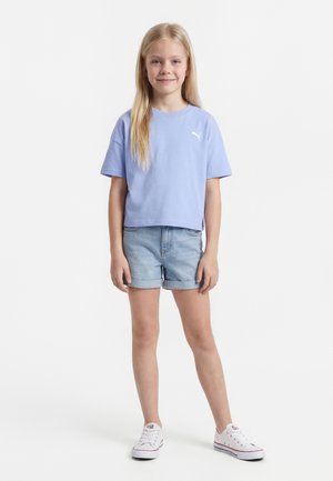 Puma WARDROBE TEE UNISEX - Spordi T-särk - intense lavender