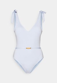 Malina SALLY V NECK SWIMSUIT - Swimsuit - pastel blue