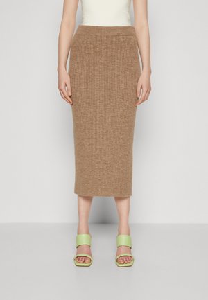 ONLY Tall ONLSADIE SKIRT - Uska suknja - brown