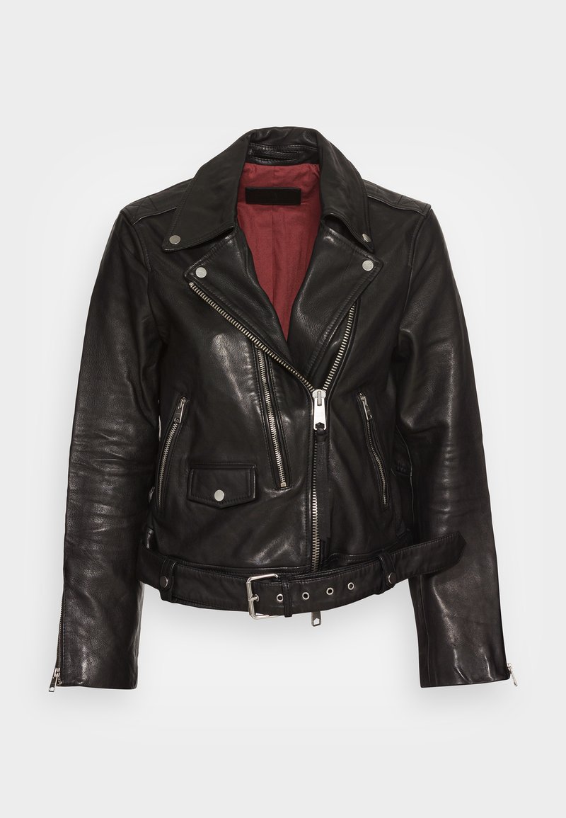 Damen Leichte Jacken | AllSaints DREN BIKER Lederjacke black/schwarz - KM64473 Damen Leichte Jacken | AllSaints DREN BIKER Lederjacke black/schwarz - KM64473