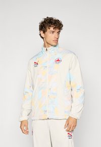Puma KIDSUPER RBS REVERSIBLE JACKET - Klubbklær - elektro blue/frosted ivory