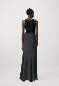 ONLY ONLTESS LONG SKIRT - Gonna lunga - dark grey melange