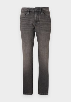 TOM TAILOR JOSH  - Calças de ganga de perna direita - used dark stone black denim