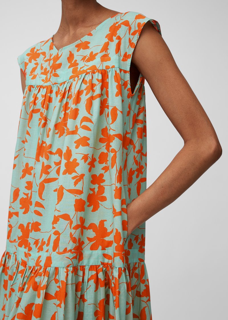 Marc O Polo Maxikleid Multi Rot Zalando De 