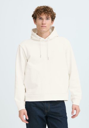 PERSSON - Hættetrøje - cloud dancer