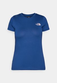 BOX SLIM TEE - Print T-shirt - estate blue/metal pink