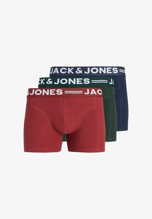 Jack & Jones, SENSE 3 PACK - Boxer aderenti - scarab