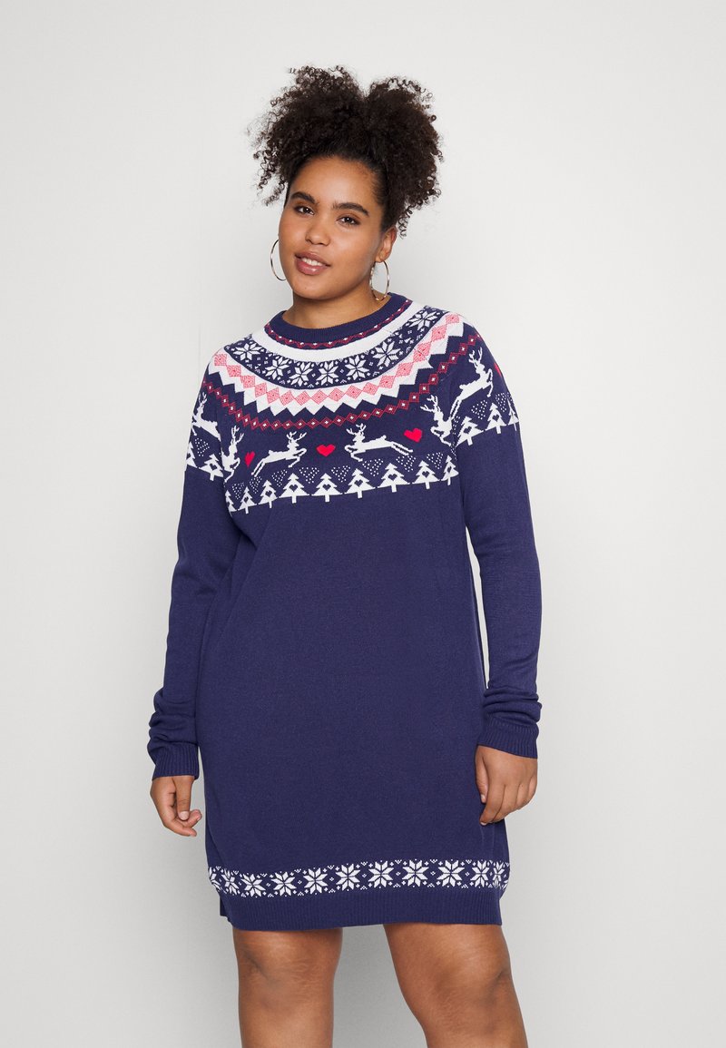 Only Carmakoma Mumi dress night sky navy main image 0