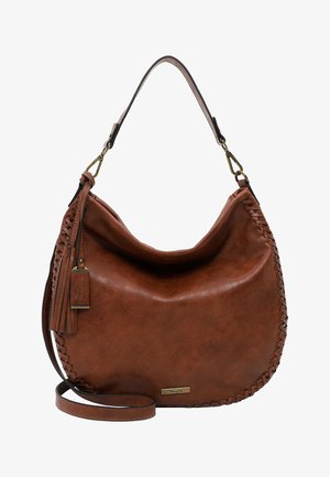 JANNE - Handbag - cognac