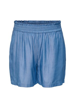 ONLY Carmakoma, 15378247 - Lühikesed püksid - medium blue denim