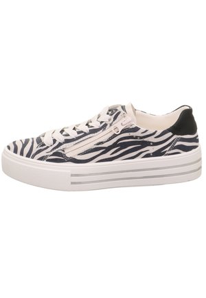 Sneakers laag - zebra mehrfarbig