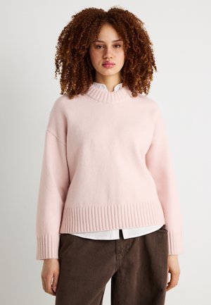 CREW NECK SWEATER - Strikkegenser - ballet slipper